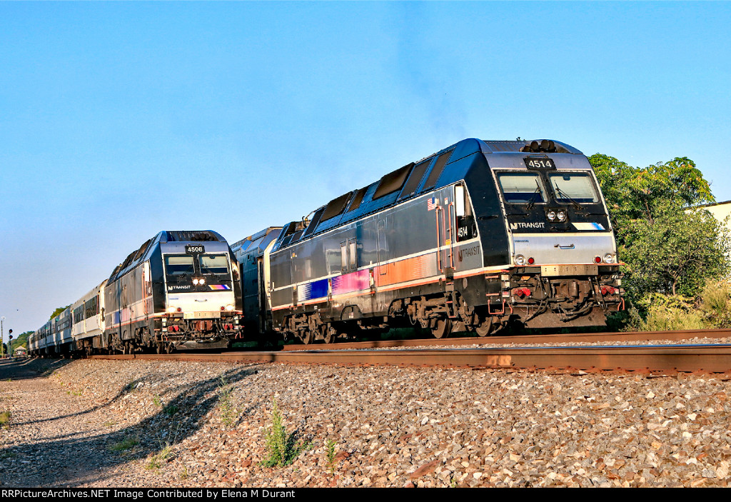 NJT 4506 on train 5531